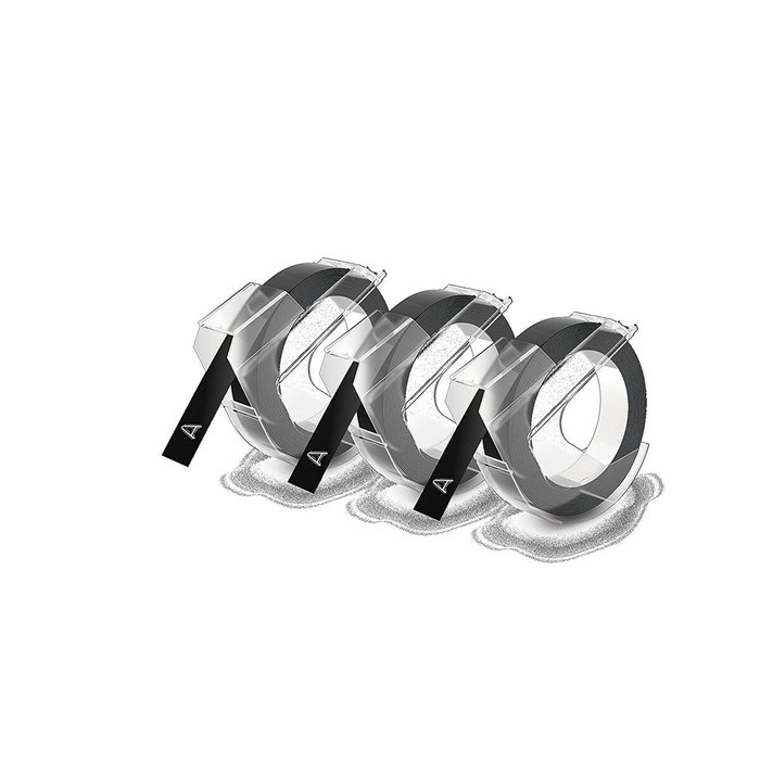 Dymo Ruban stratifié S0847730 Noir 9 mm Multipack Dymo Ruban stratifié S0847730 Noir 9 mm Multipack