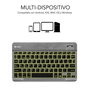 Clavier Bluetooth Subblim SUB-KBT-SMBL31 Gris Espagnol Qwerty