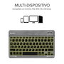Clavier Bluetooth Subblim SUB-KBT-SMBL31 Gris Espagnol Qwerty