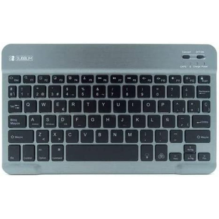 Clavier Bluetooth Subblim SUB-KBT-SMBL31 Gris Espagnol Qwerty