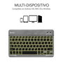 Clavier Bluetooth Subblim SUB-KBT-SMBL31 Gris Espagnol Qwerty