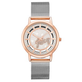 Juicy Couture montre JC1217WTRT rose et argentée