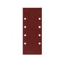 WOLFPACK LINEA PROFESIONAL Lot de 10 feuilles de papier abrasif grain 120 avec trous 93x228 mm