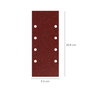 WOLFPACK LINEA PROFESIONAL Lot de 10 feuilles de papier abrasif grain 120 avec trous 93x228 mm