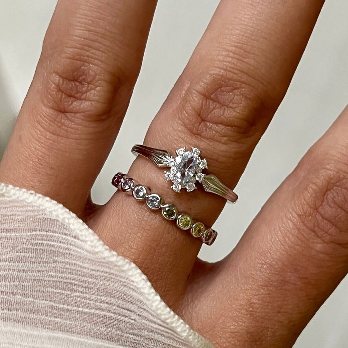 Bague Femme 24KAE 124152S/48 Argenté 8