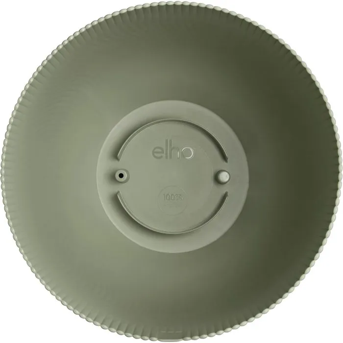 ELHO Sereh Autour 60 - Pot de fleur rond vert Ø 59 x H 51 cm, 110 L - Intérieur et extérieur