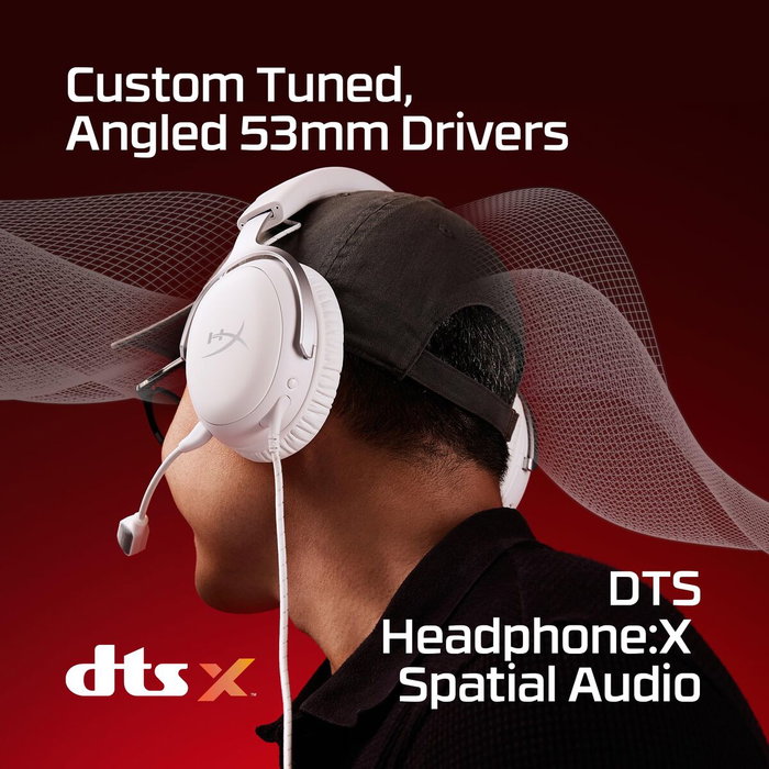 HyperX Cloud III Casque Gamer Filaire - Blanc