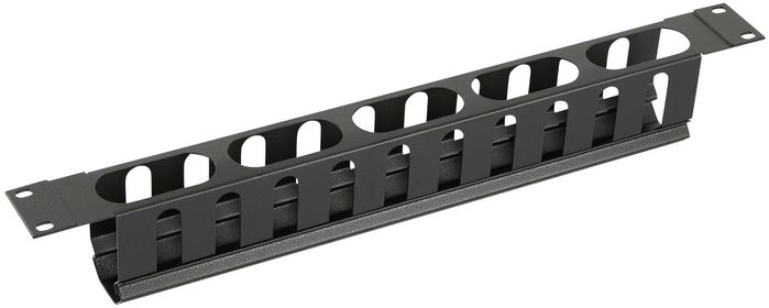 Lanview Logon 1U 19" Panneau de gestion de câbles coulissant noir - Rack-mount avec fixation sans outil Lanview Logon 1U 19" Panneau de gestion de câbles coulissant noir - Rack-mount avec fixation sans outil