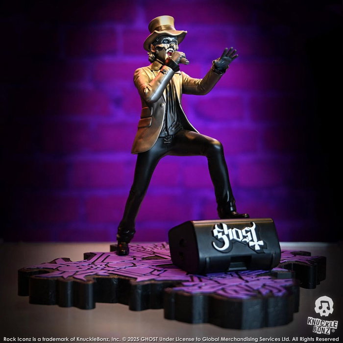 Knucklebonz Ghost Rock Iconz Papa V Perpetua Top Hat Knucklebonz Ghost Rock Iconz Papa V Perpetua Top Hat