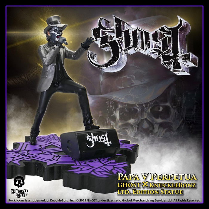 Knucklebonz Ghost Rock Iconz Papa V Perpetua Top Hat Knucklebonz Ghost Rock Iconz Papa V Perpetua Top Hat