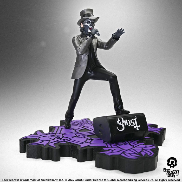 Knucklebonz Ghost Rock Iconz Papa V Perpetua Top Hat Knucklebonz Ghost Rock Iconz Papa V Perpetua Top Hat