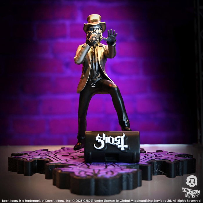 Knucklebonz Ghost Rock Iconz Papa V Perpetua Top Hat Knucklebonz Ghost Rock Iconz Papa V Perpetua Top Hat