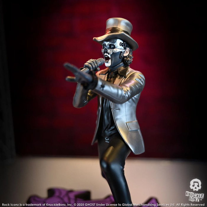 Knucklebonz Ghost Rock Iconz Papa V Perpetua Top Hat Knucklebonz Ghost Rock Iconz Papa V Perpetua Top Hat