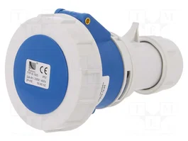 PAWBOL Connecteur d'alimentation AC 32A 400V AC 6H IP67