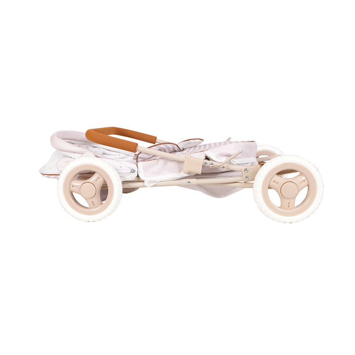 DECUEVAS Chariot de poupée pliable Verona avec ombrelle