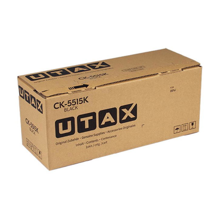 Utax Toner Noir CK-5515K CK5515K pour imprimante, référence 1T02ZL0UT0, OEM: 1T02ZL0UT0