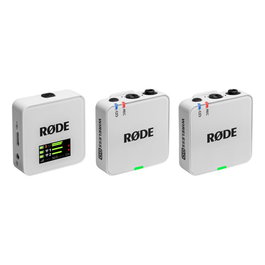 RØDE Microphone Wireless GO III blanc (WIGOGEN3W) - Micro-cravate sans fil avec enregistreur intégré