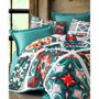 BigBuy Home Parure de lit King Size 3 pièces Vert avec impression 3D