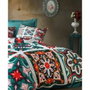 BigBuy Home Parure de lit King Size 3 pièces Vert avec impression 3D