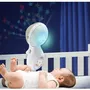 Infantino 4915 - Mobile Musical 3 en 1 Évolutif Douce Nuit avec Veilleuse, Lampe à Poser, Miroir et Réglage Volume - Blanc