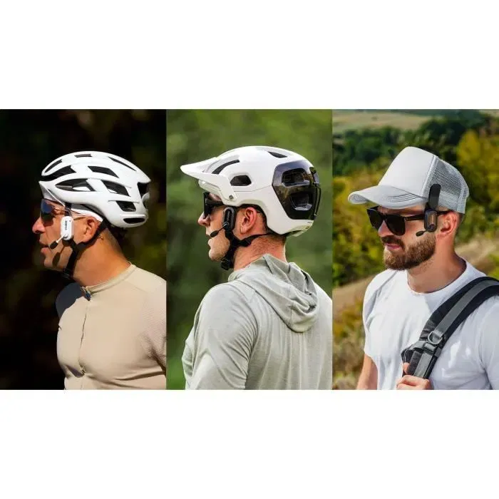 SENA Bikom 20 Intercom Bluetooth pour moto - Microphone intégré - Portée 800 m - Autonomie 7h - Recharge USB-C - Noir