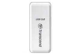 Transcend RDF5 Lecteur de cartes USB Type-A, Blanc