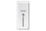 Transcend RDF5 Lecteur de cartes SD et microSD, USB Type-A 3.1 Gen 1, Blanc, multifonction avec connecteur USB intégré