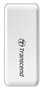 Transcend RDF5 Lecteur de cartes SD et microSD, USB Type-A 3.1 Gen 1, Blanc, multifonction avec connecteur USB intégré