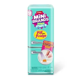 Zuru MINI BRANDS - Coffret Remplis le Frigo, Playset Miniature avec Accessoires Réalistes pour Cuisine