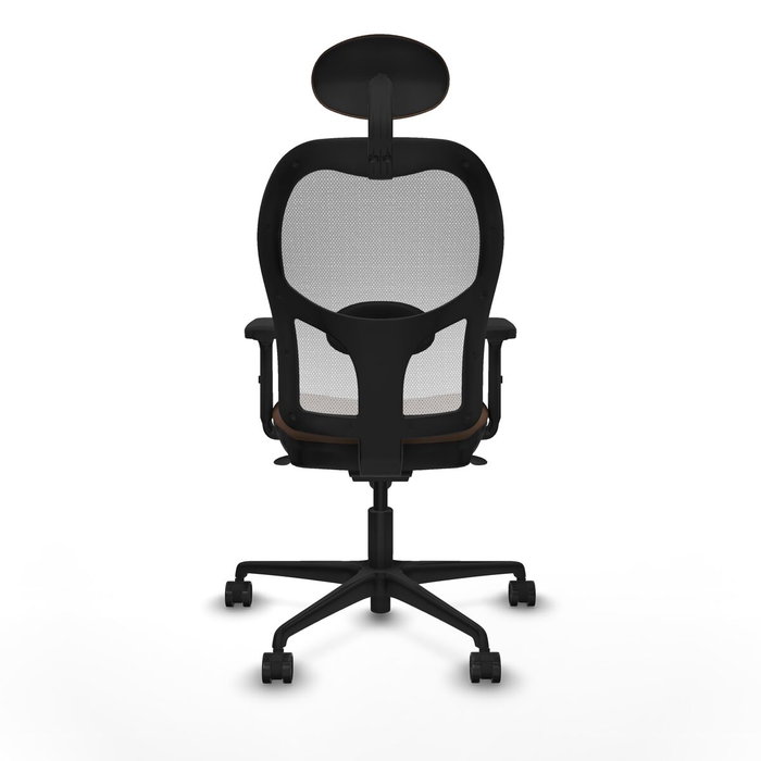 Piqueras y Crespo Chaise de Bureau 2D036N1 Blanc Brun foncé Piqueras y Crespo Chaise de Bureau 2D036N1 Blanc Brun foncé