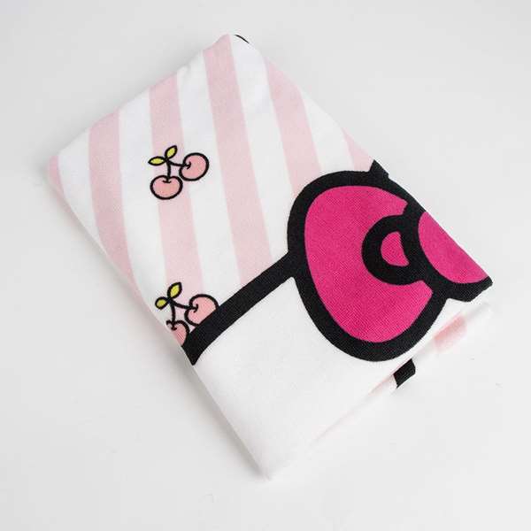 Cerda Toalla Microfibra Hello Kitty 70 x 140 cm - Serviette en microfibre - Motif Hello Kitty - Rose clair