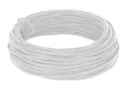 Innspiro Fil de fer recouvert de papier blanc 3 mm x 10 m