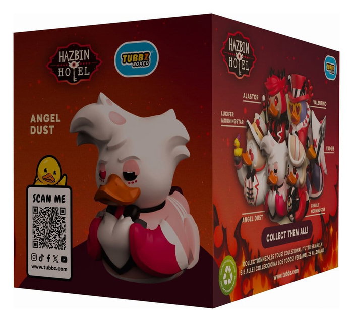 Numskull Hazbin Hotel Tubbz figurine Angel Dust Boxed Edition 10 cm