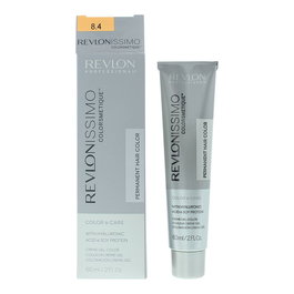Revlon Revlonissimo Colorsmetique Teinture capillaire permanente 8.4 Light Copper Blonde Blond Cuivré Clair 60 ml