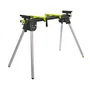 Ryobi RLS02 - Support universel extensible pour scie à onglet, extensible jusqu'à 2160 mm, capacité 15 kg, avec pieds réglables