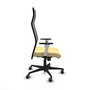 Piqueras y Crespo Chaise de Bureau Albacete Crème et Noir