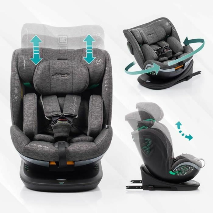 Babyauto XPERTA GREY DOBBY Siège Auto i-Size Gris 0-36 kg Babyauto XPERTA GREY DOBBY Siège Auto i-Size Gris 0-36 kg