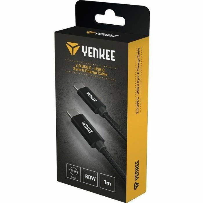 Yenkee Câble USB-C YCU C101 BK 1m Noir Yenkee Câble USB-C YCU C101 BK 1m Noir