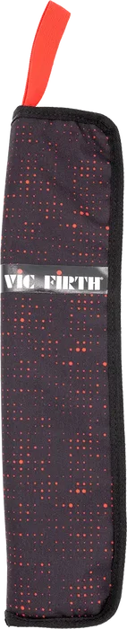 VICFIRTH Funda pour baguettes Essential Red Dot - capacité 4-5 paires, accrochage timbale