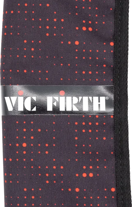 VICFIRTH Funda pour baguettes Essential Red Dot - capacité 4-5 paires, accrochage timbale