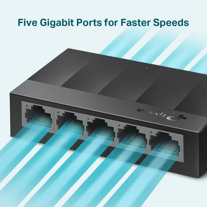 TP-Link LS1005G LiteWave Switch 5 ports 10/100/1000 Mbps