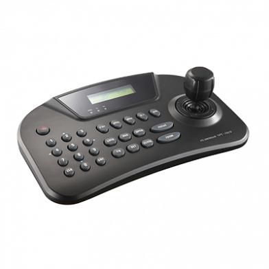 Hanwha Hanwha PTZ Control Keyboard - Clavier de contrôle PTZ pour caméras (jusqu'à 255 appareils), compatible RS-485/RS-422 avec joystick 3D et menu OSD