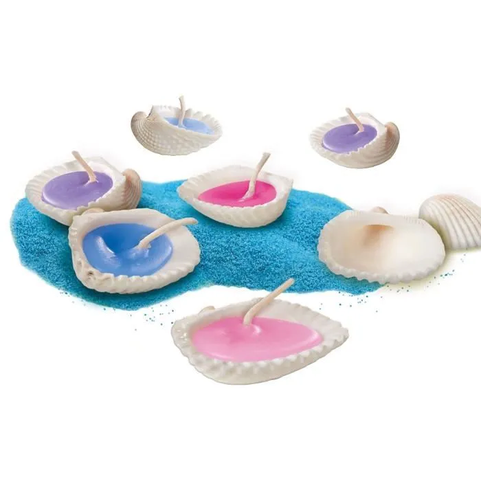 Ses Creative Bougies coquillages - Inspirées par la nature, bougies décoratives parfumées