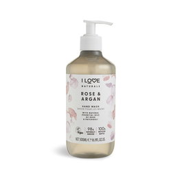 I Love Savon liquide pour les mains Naturals Collection Rose & Argan 500 ml
