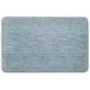 Today Tapis de bain ultra absorbant Utility - 40x60 cm - Bleu - Doux et moelleux en polyester avec revers anti-dérapant PVC
