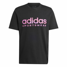 T-shirt à manches courtes homme Adidas House Of Tiro Summer Linear Graphic Noir