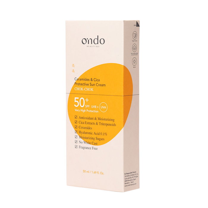 Ondo Beauty 36.5 Crème Solaire Protectrice CERAMIDE & CICA 50 ml