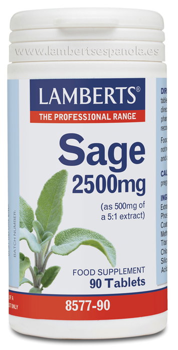LAMBERTS SALVIA 2500mg 90 comprimés LAMBERTS SALVIA 2500mg 90 comprimés