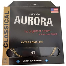 AURORA STRINGS Aurora Gold Ht Cordes pour Guitare Classique et Flamenca en Nylon et Cuivre Argenté