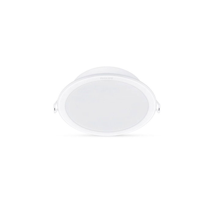 Philips Downlight LED encastrable Meson 5,5W 550lm 4000K blanc plastique Ø9x3,5cm Philips Downlight LED encastrable Meson 5,5W 550lm 4000K blanc plastique Ø9x3,5cm